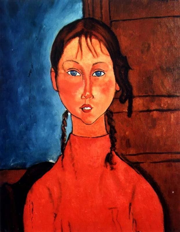 Artwork Title: Girl with braids