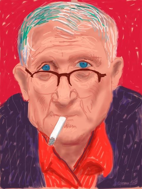 Artwork Title: Self Portrait drawn on Apple iPad