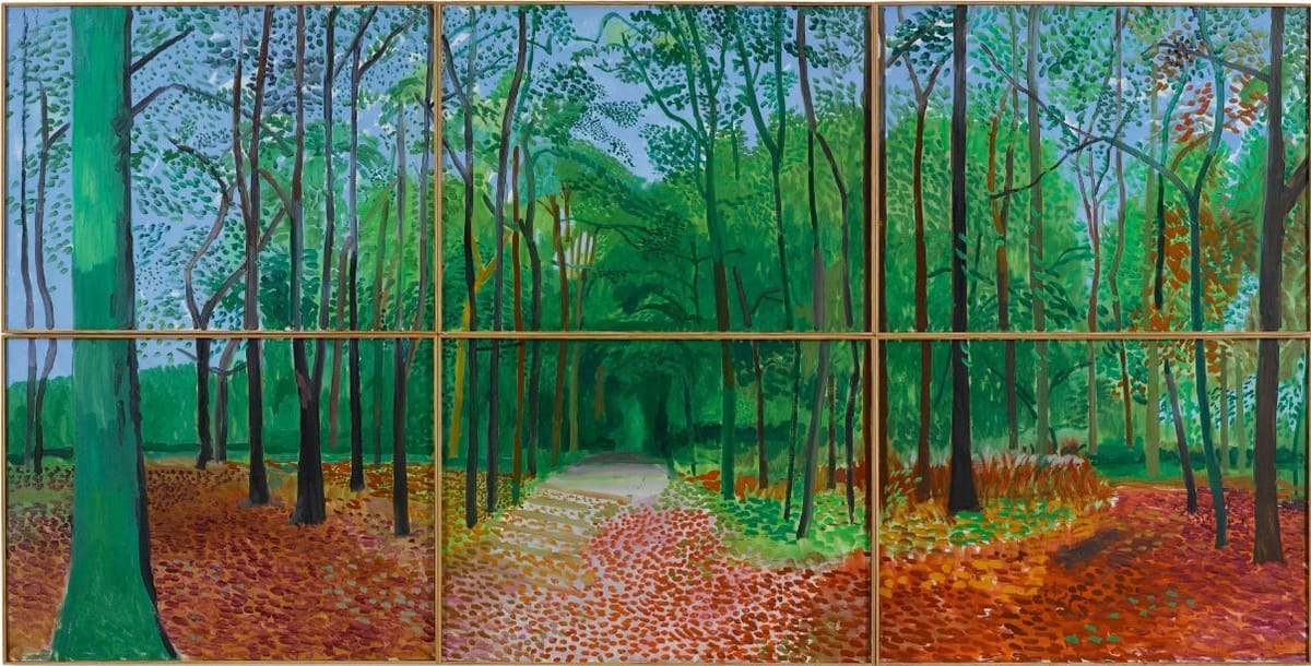 David Hockney - Woldgate Woods, 24, 25, and 26 October 2006