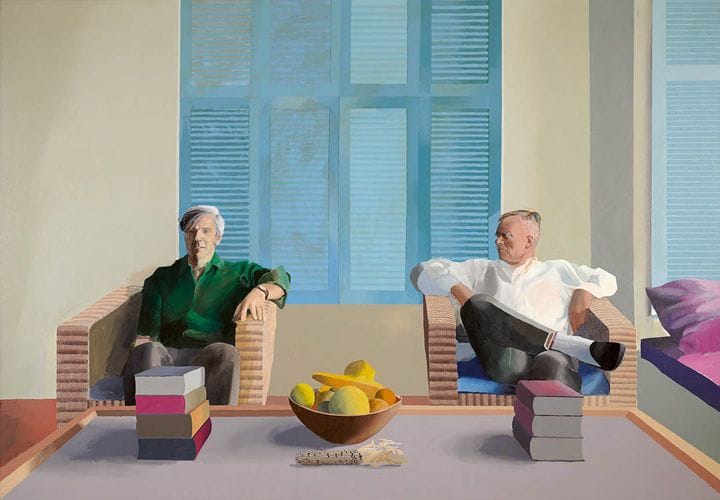Artwork Title: Christopher Isherwood and Don Bachardy