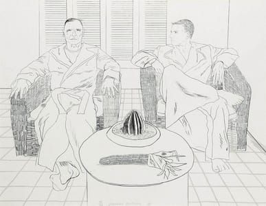 Artwork Title: Christopher Isherwood and Don Bachardy