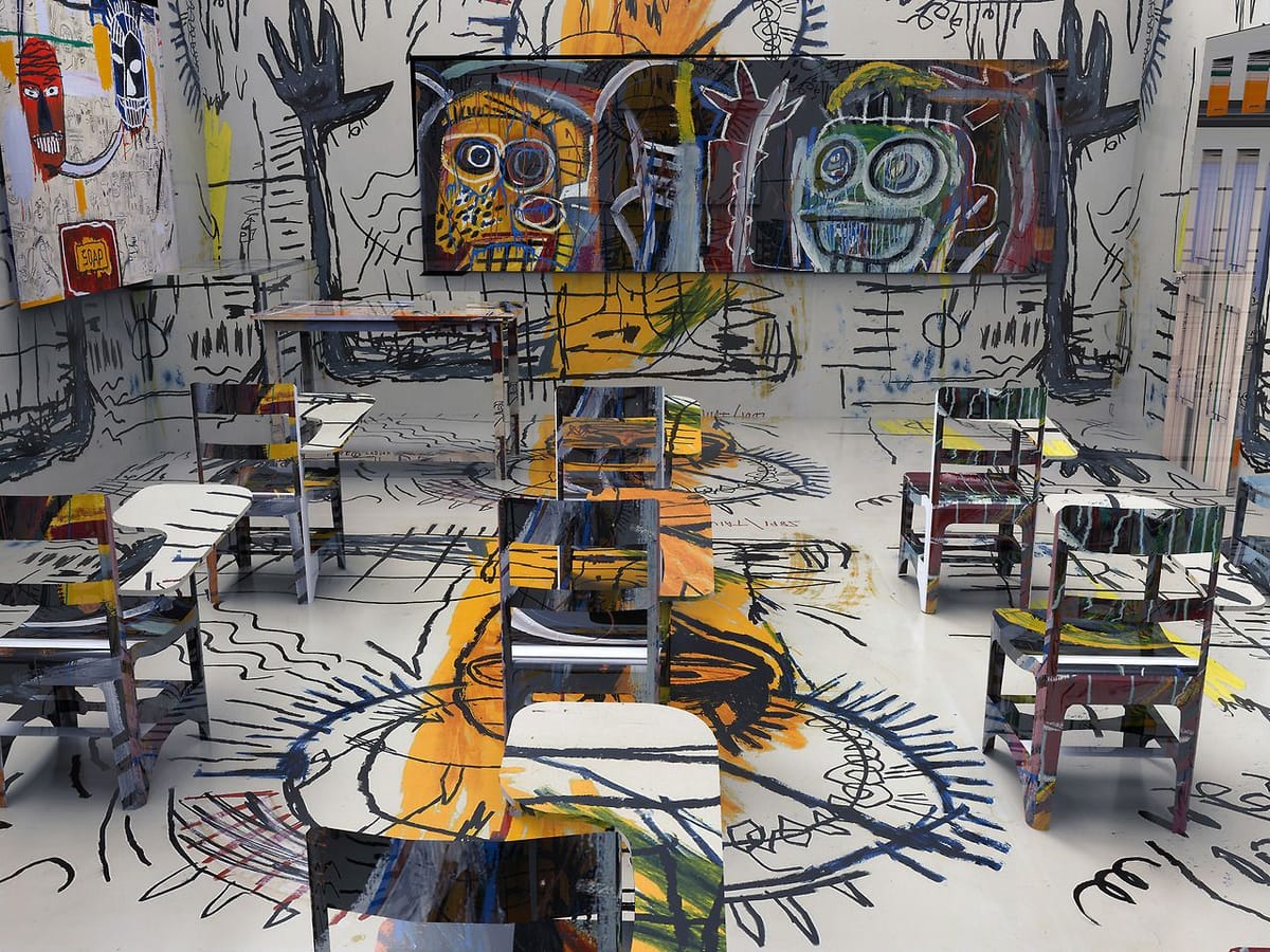Artwork Title: Basquiat Classroom, 