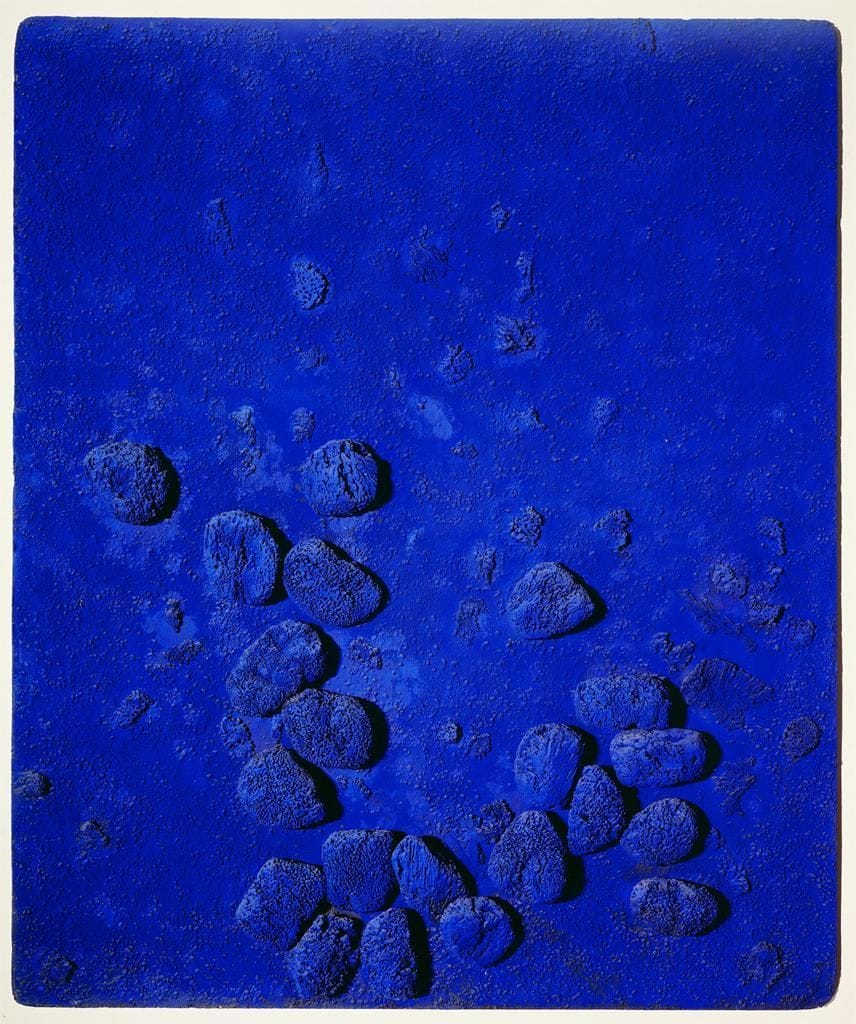 Artwork Title: Blue Sponge Relief