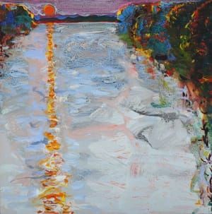 Artwork Title: River Sunset
