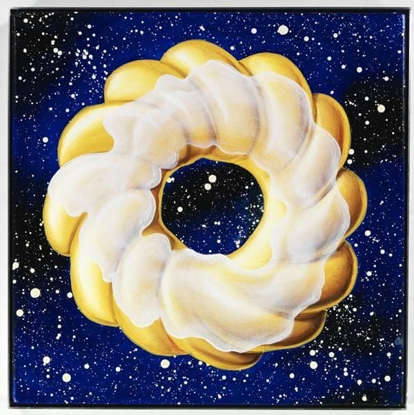 Artwork Title: Glazed Cruller in Space