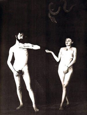 Artwork Title: Man Ray - Adam et Ève (Marcel Duchamp et Bronia Perlmutter)