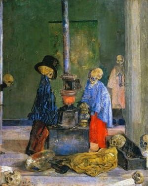 Artwork Title: Skeletons Trying to Warm Themselves