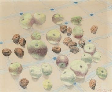 Artwork Title: Nature morte, pommes et noixStill-life, apples and walnuts (Still-life, apples and walnuts)
