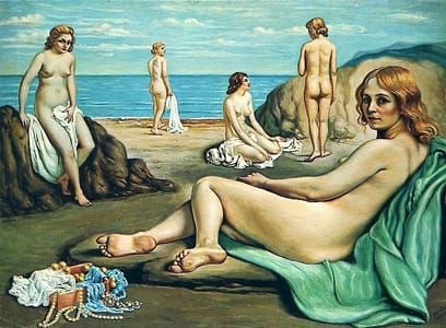 Artwork Title: Bathers On The Beach