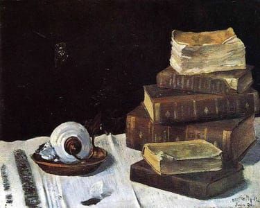 Artwork Title: Still Life with Books (My first Tableau)