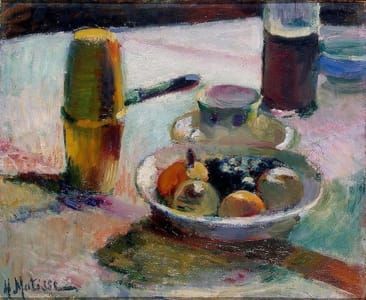 Artwork Title: Fruit and Coffeepot