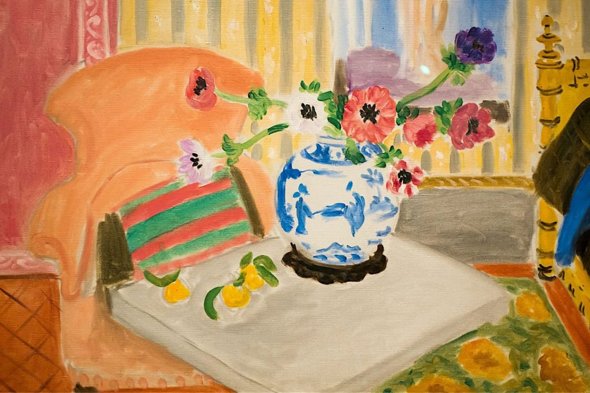 Artwork Title: Anemones and Chinese Vase