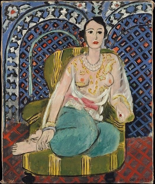 Artwork Title: Seated Odalisque