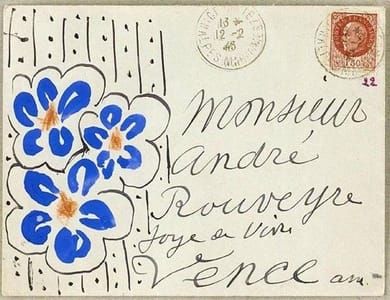 Artwork Title: A letter from Matisse