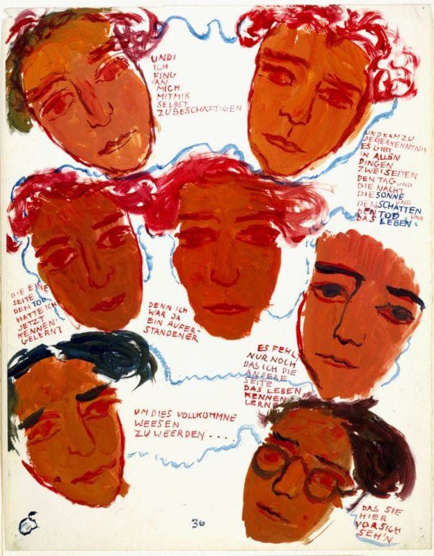 Artwork Title: Seven Faces of Amadeus Daberlohn