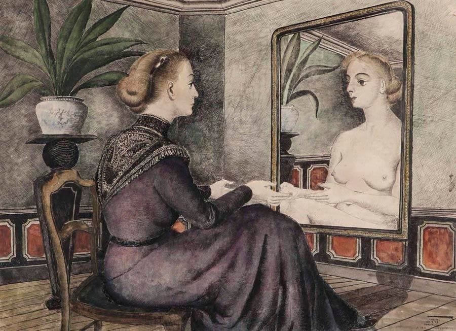 Artwork Title: La Femme au miroir