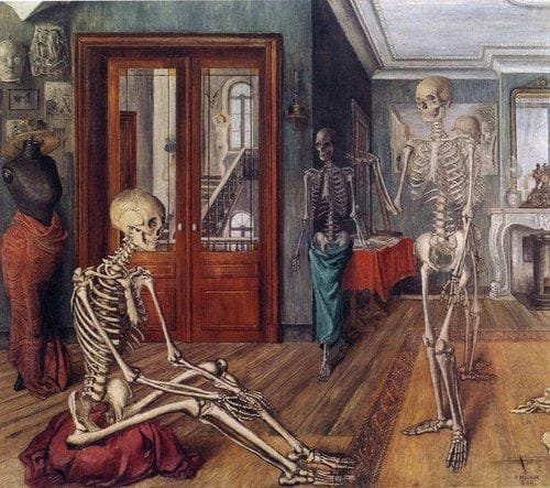 Artwork Title: Large Skeletons