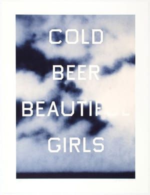 Artwork Title: Cold Beer Beautiful Girls