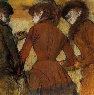 Artwork Title: Three Women at the Races