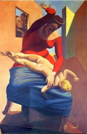Artwork Title: The Blessed Virgin Chastising the Infant Jesus Before Three Witnesses