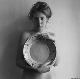 Artwork Title: Woman with Large Plate