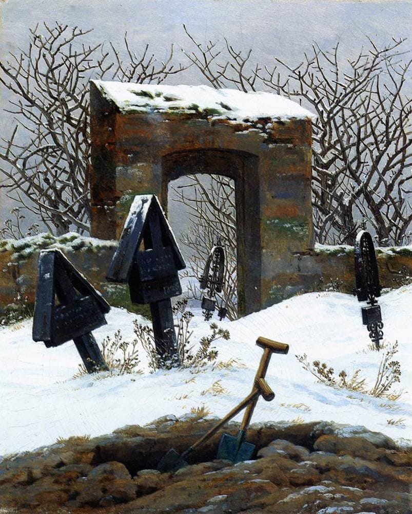 Artwork Title: Graveyard Under Snow