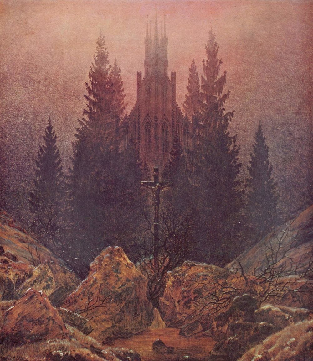 Artwork Title: The Cross In The Mountains (2)