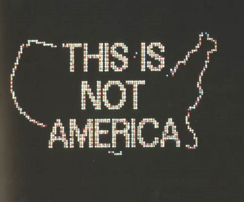 Artwork Title: This Is Not America