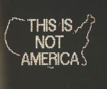 Artwork Title: This Is Not America