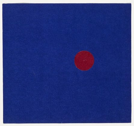 Artwork Title: Red and Blue from the series Line Form Color