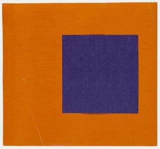 Artwork Title: Purple and Orange from the series: Line-Form-Color
