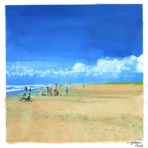 Artwork Title: Cloudy Beach