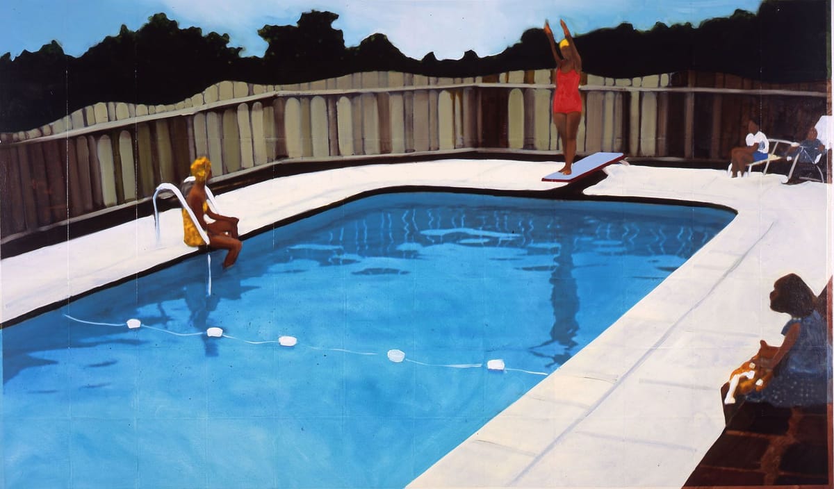 Artwork Title: Swimming Pool Landscape