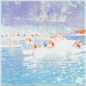 Artwork Title: Canoes