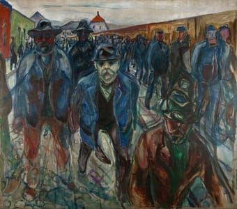 Artwork Title: Workers on their Way Home