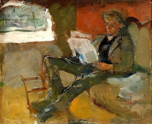 Artwork Title: Andreas reading
