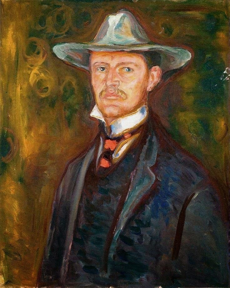 Artwork Title: Self-Portrait in Broad Brimmed Hat