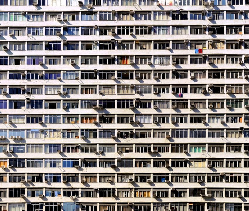 Artwork Title: 195 Flats from Scenes from the Concrete Jungle Series
