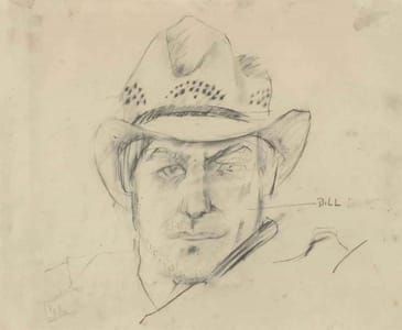 Artwork Title: Willem de Kooning with My Texas Hat