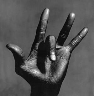 Artwork Title: The Hand Of Miles Davis, New York (1986)