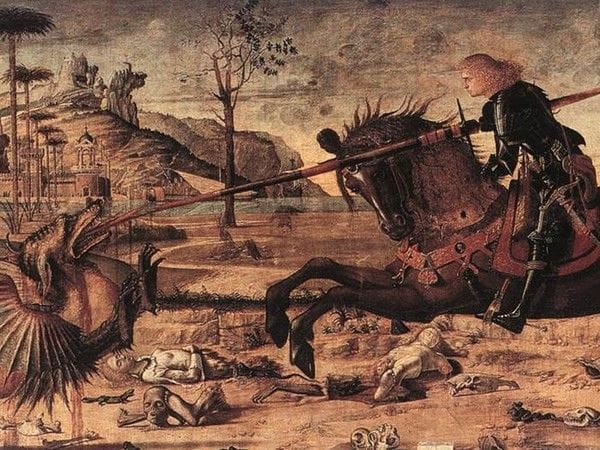 Artwork Title: San Giorgio e il drago