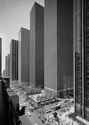 Artwork Title: Exxon Building on Sixth Avenue, Harrison and Abramovitz, New York