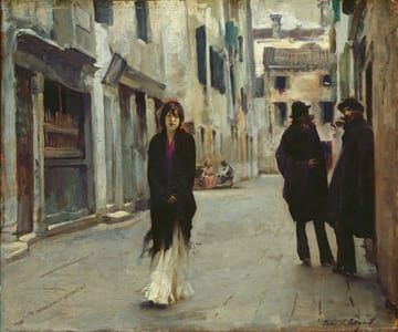 Artwork Title: Street in Venice