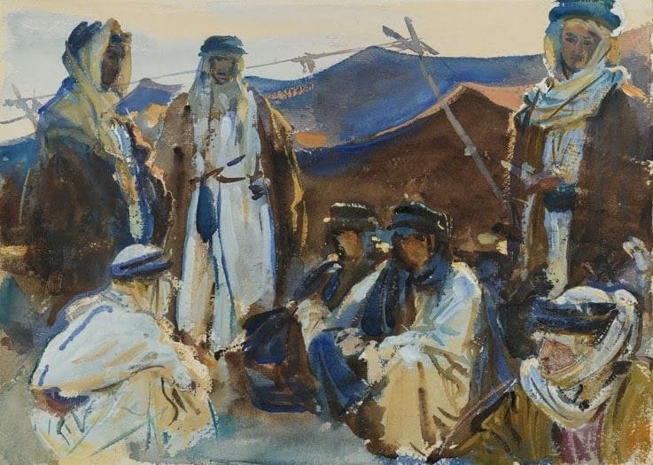 Artwork Title: Bedouin Camp