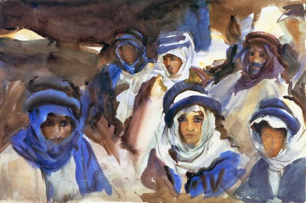 Artwork Title: Bedouins,1905-1906