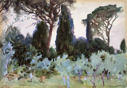 Artwork Title: Landscape near Florence