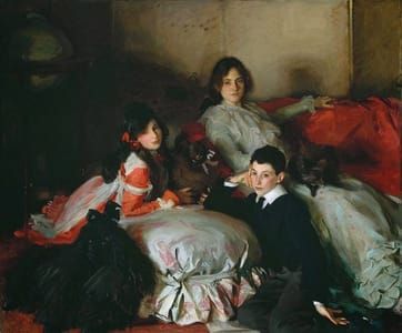Artwork Title: Essie, Ruby and Ferdinand, Children of Asher Wertheimer