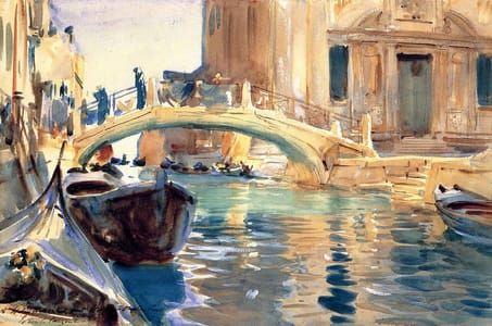 Artwork Title: Ponte San Giuseppe di Castello, Venice