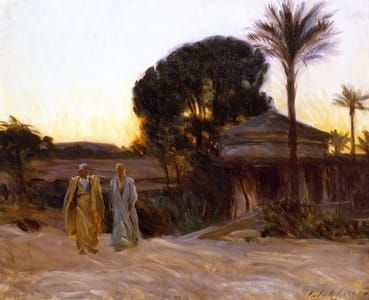 Artwork Title: Sunset at Cairo