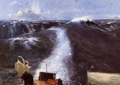 Artwork Title: 1876 Atlantic Storm